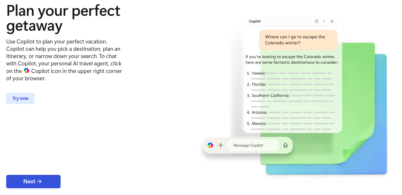 Microsoft Edge with Copilot