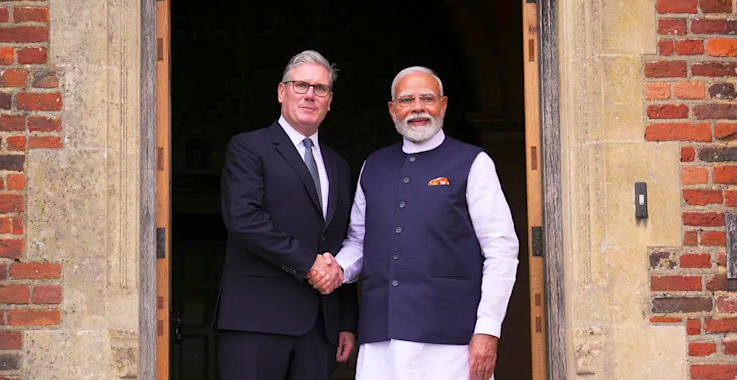 Starmer et Modi